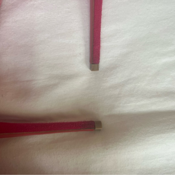 *Authentic* Christian Louboutin Kate 100 Veau Velours in color Bomba - Picture 11 of 12